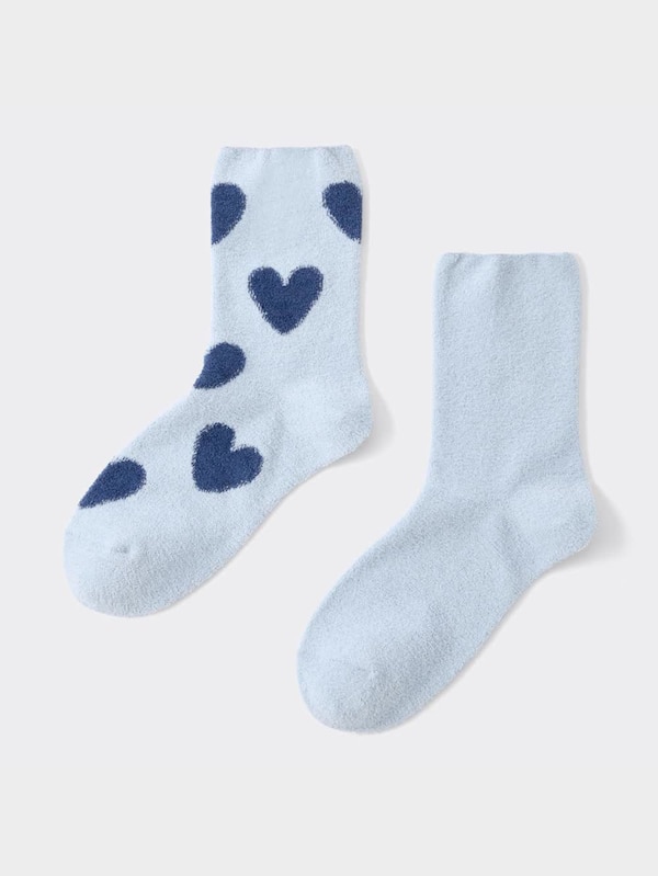 ルームソックス2P(ハート)