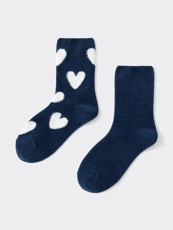 ルームソックス2P(ハート)