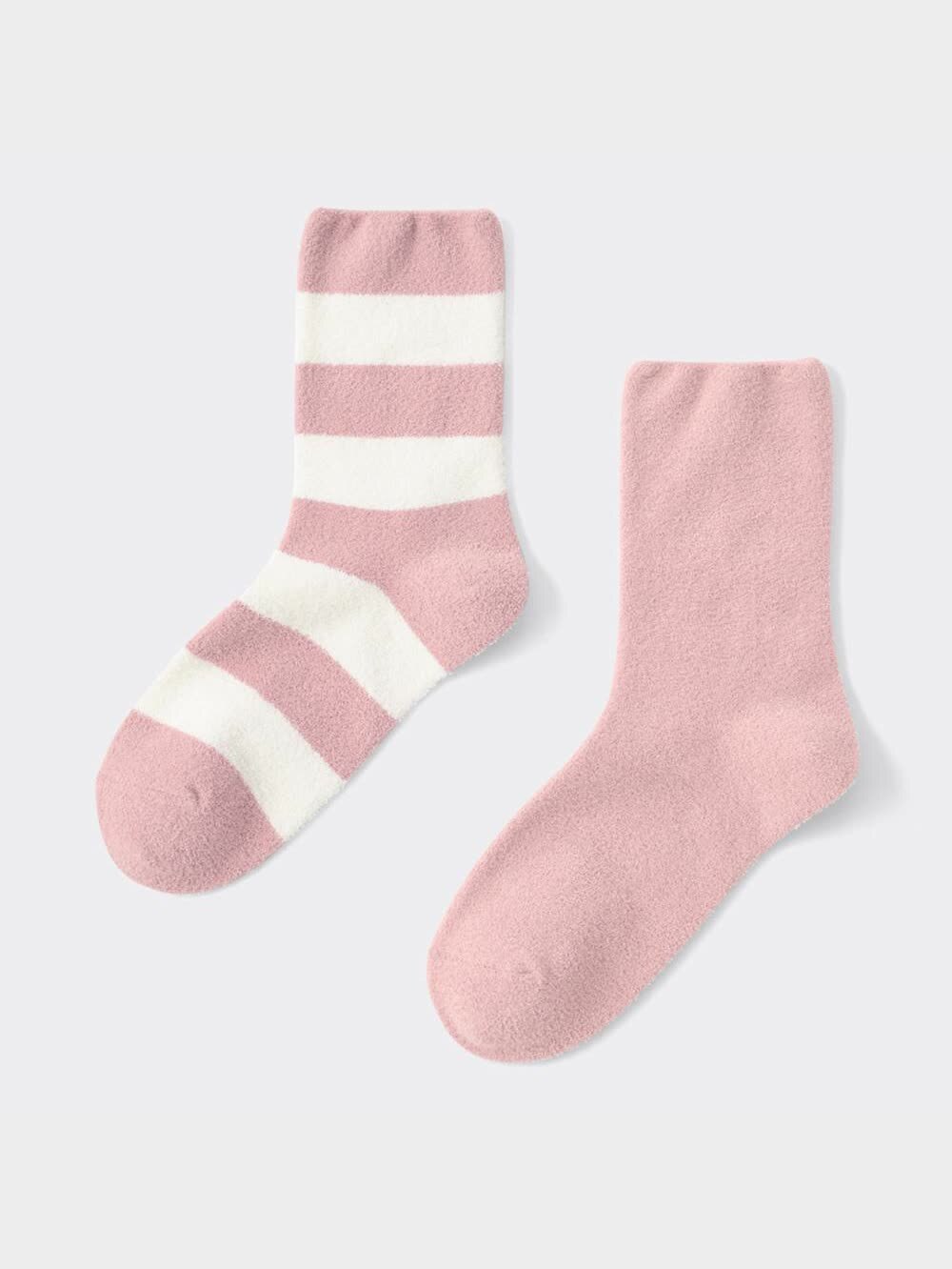 GU公式 | ルームソックス2P(ボーダー)