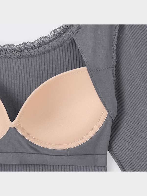 スタイルヒートブラフィールリブレースT(長袖)