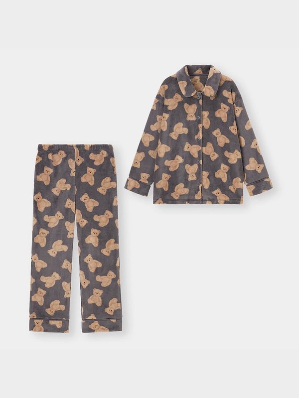 マシュマロフィールパジャマ(ベア)長袖&ロングパンツ+X