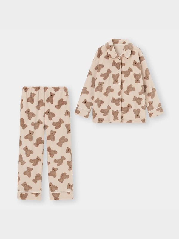 マシュマロフィールパジャマ(ベア)長袖&ロングパンツ+X