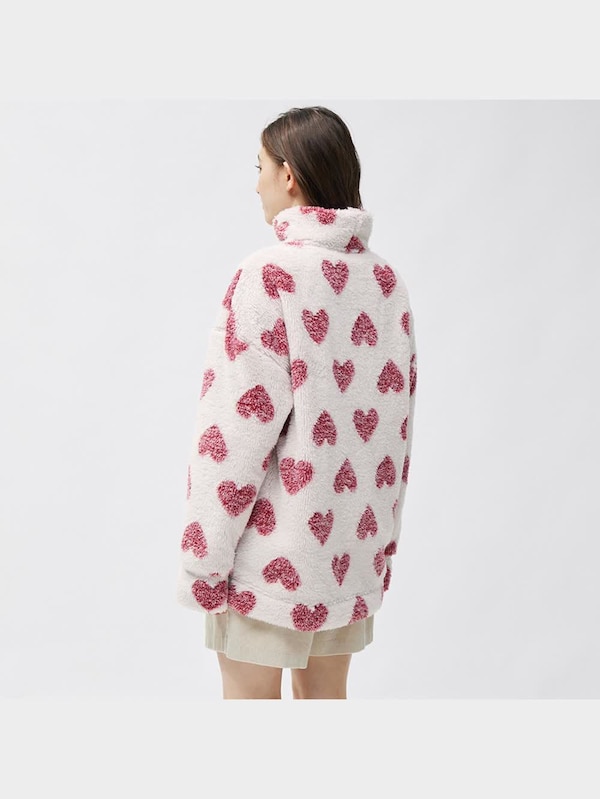 マシュマロフィールフルジップジャケット(長袖)(ハート)+X