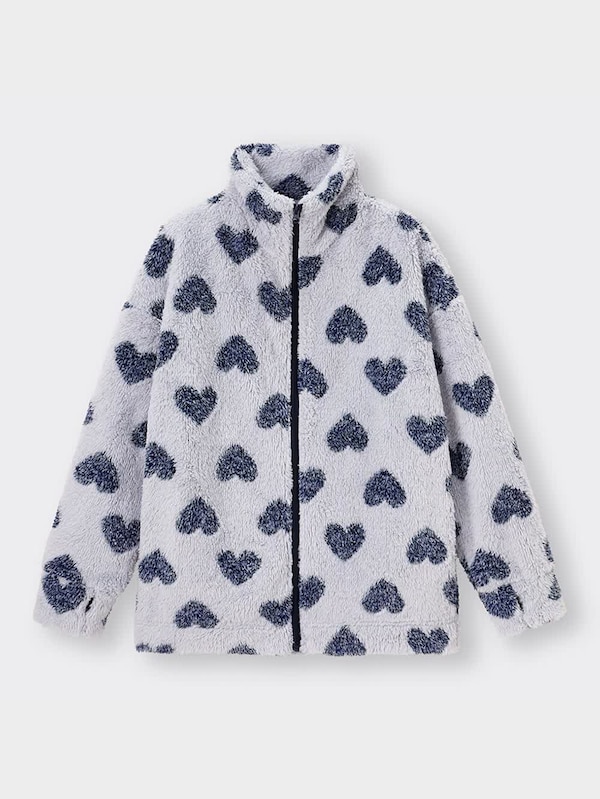 マシュマロフィールフルジップジャケット(長袖)(ハート)+X