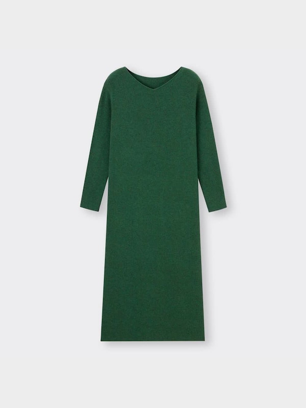 リブニットラウンジワンピース(長袖)+E