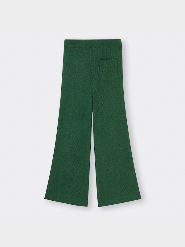 リブニットラウンジフレアパンツ+E