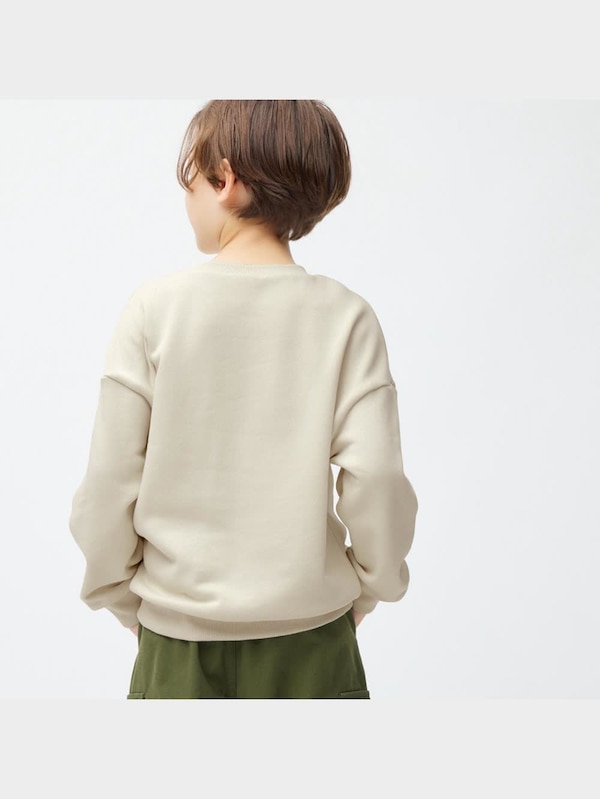 KIDS(男女兼用)スウェットプルオーバー(長袖) ヨシタケシンスケ/りんごかもしれない