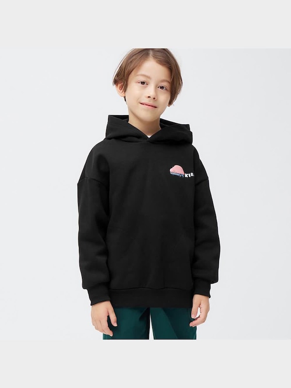 KIDS(男女兼用)裏起毛スウェットパーカ(長袖) Kirby 2