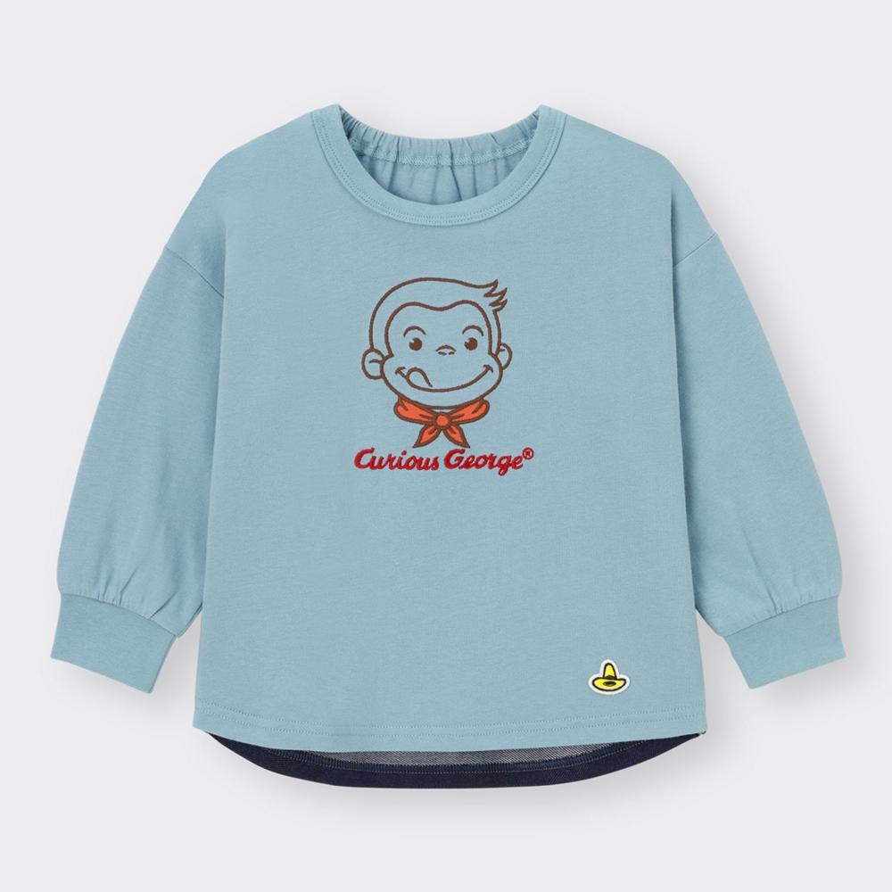 BABY(TODDLER)カンタンT(長袖) Curious George 2