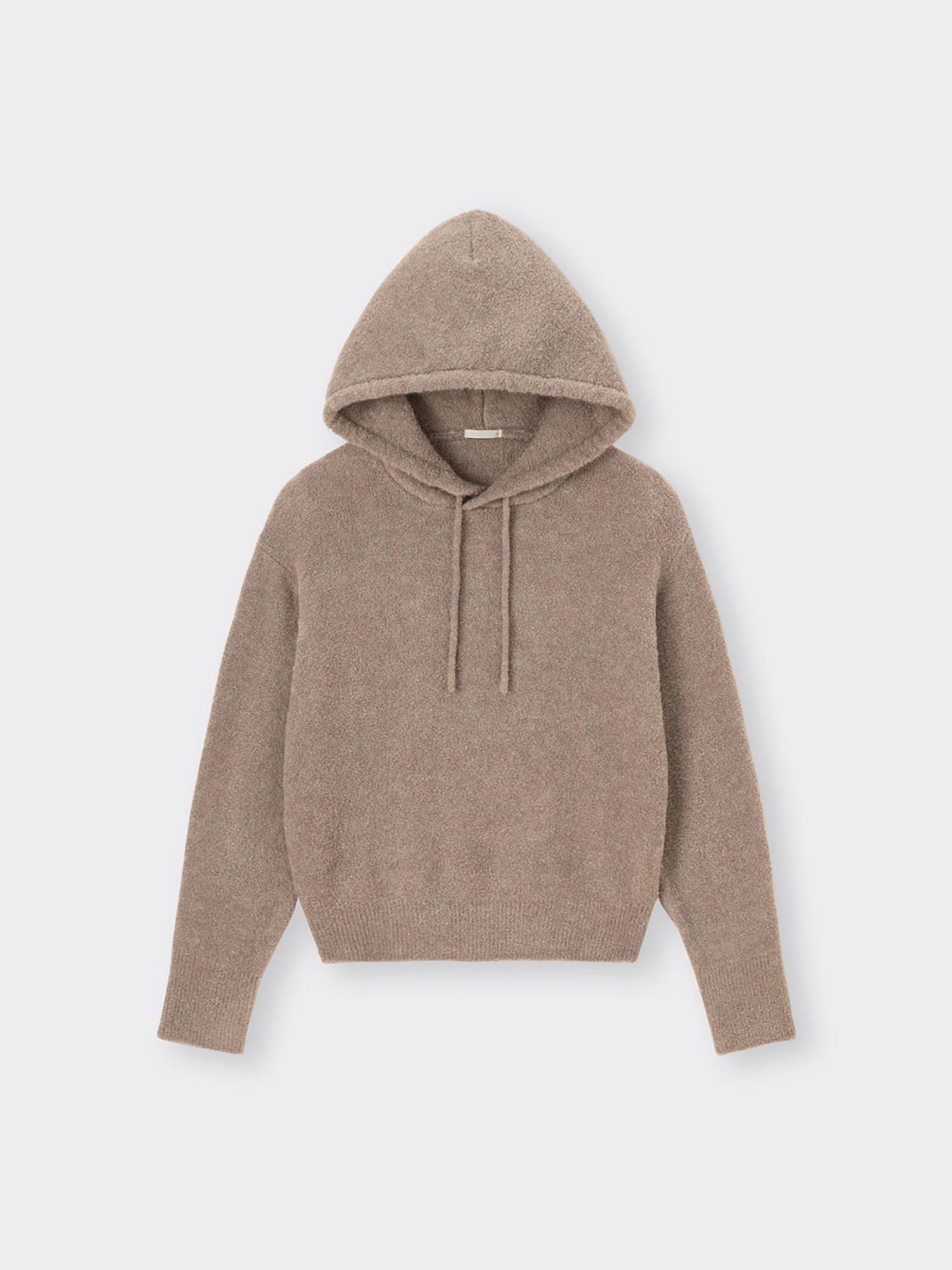 【OFF-WHITE】ブークレ フーディー GU公式 | ブークレフーディセーター(長袖)+E