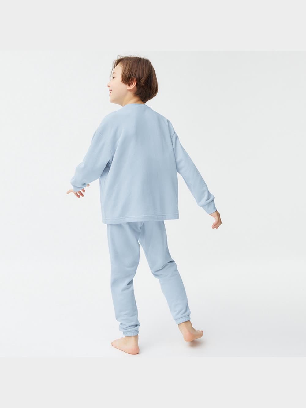 GU公式 | KIDS(男女兼用)ソフトスウェットラウンジセット(ドッグ