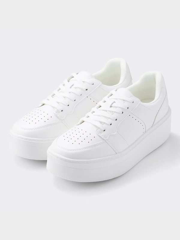 ボリュームソールコートスニーカー