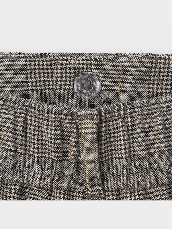 タックワイドパンツ(チェック)+EC(丈長め80.0cm)