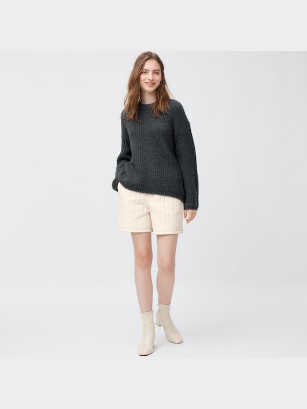 キルティングショートパンツ+E