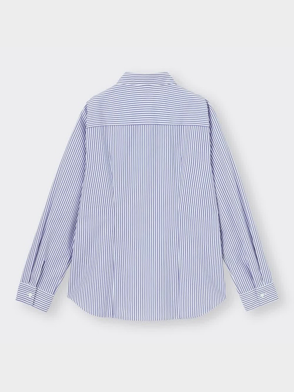 イージーケアシャツ(長袖)(ストライプ)Z+E