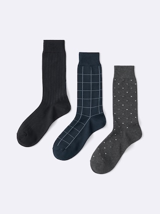 レギュラーソックス3P(ビジネス) 【メンズ】 【インナー・下着】【GU公式/ジーユー】 【MULTI(PATTERN)3】 レギュラーソックス3P(ビジネス) 【メンズ】 【インナー・下着】【GU公式/ジーユー】 【MULTI(PATTERN)3】