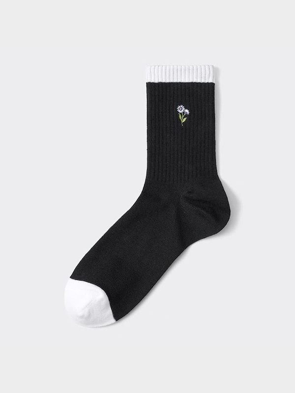 ハイアンクルソックス(フラワー)