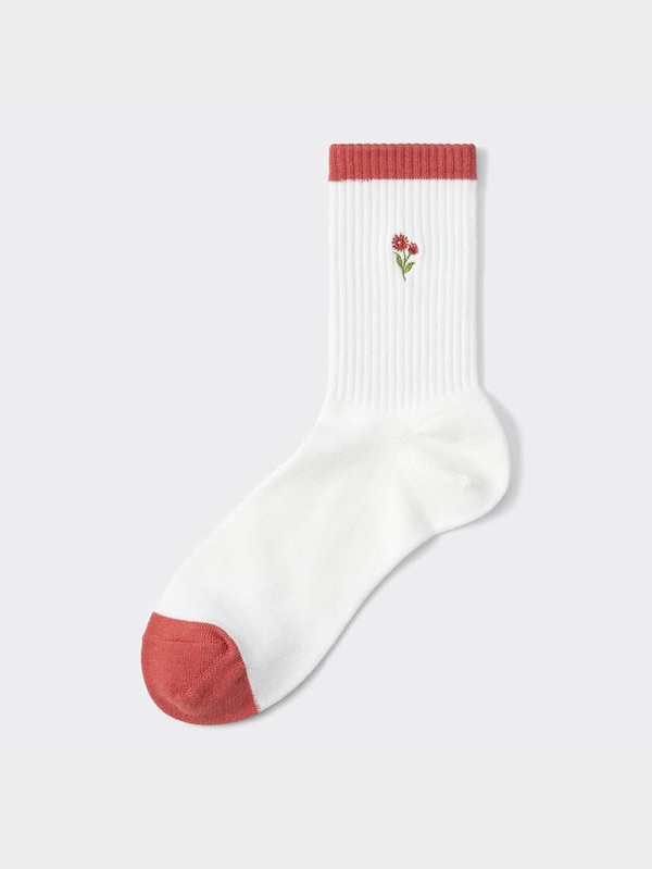 ハイアンクルソックス(フラワー)