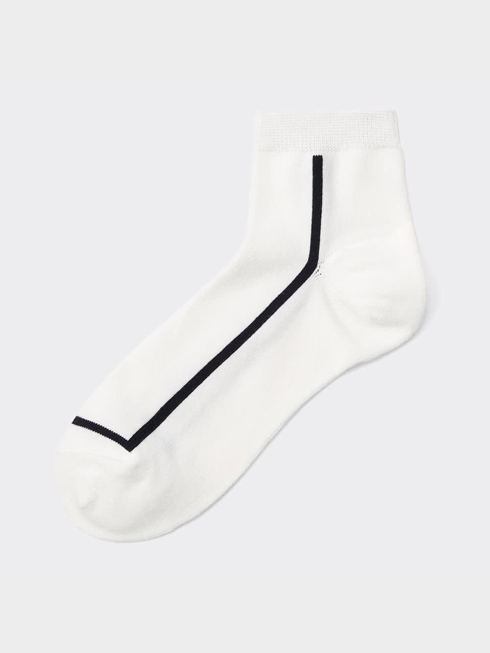 GU公式 | アンクルソックス(サイドライン)