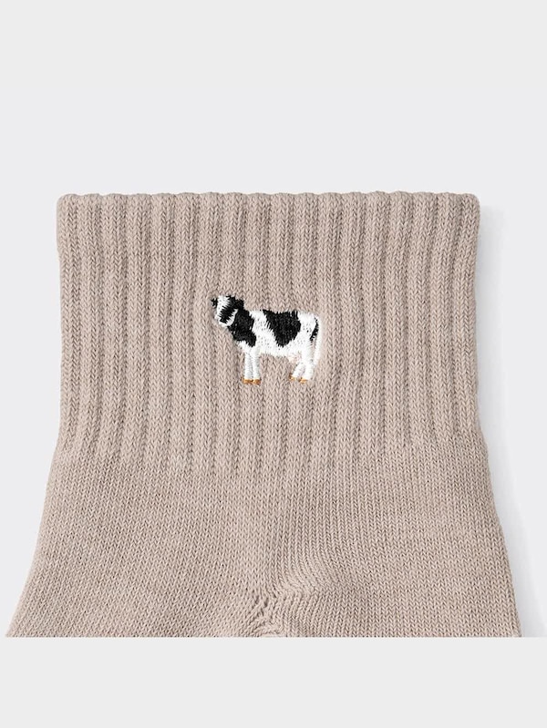 アンクルソックス(刺繍)