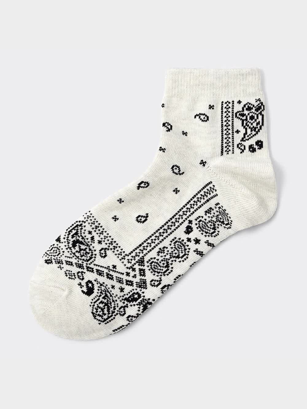 GU公式 | アンクルソックス(バンダナ)