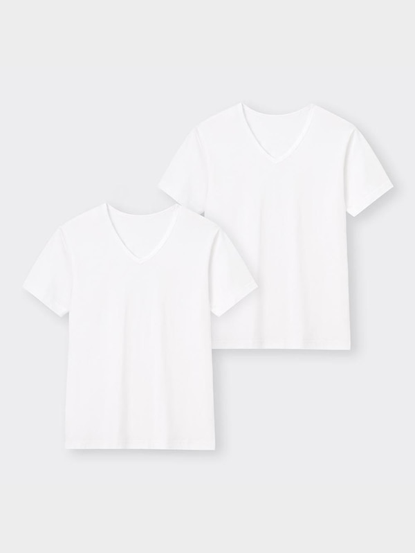 インナーVネックT(半袖)2P