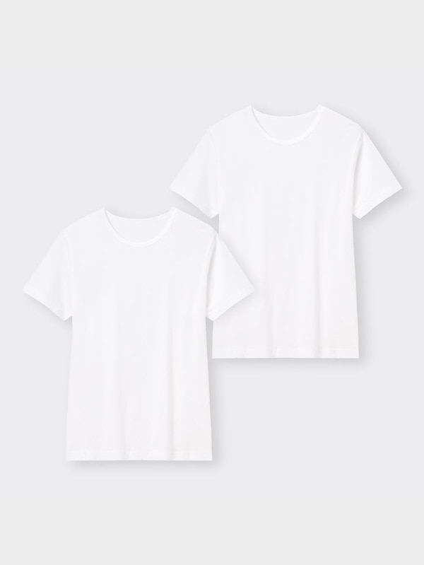 インナークルーネックT(半袖)2P