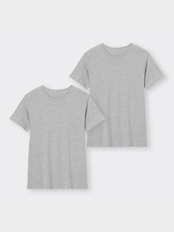 インナークルーネックT(半袖)2P