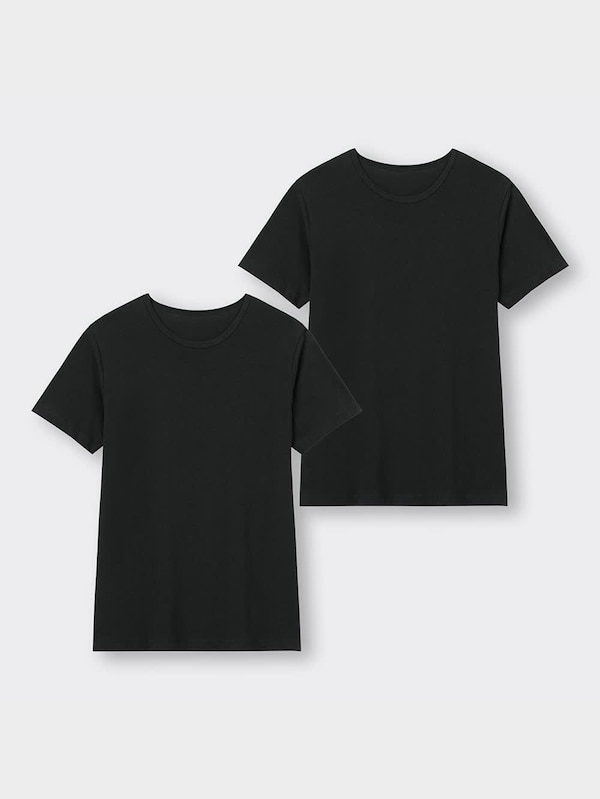 インナークルーネックT(半袖)2P