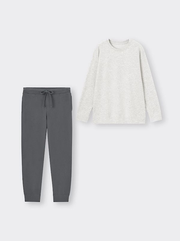 ストレッチソフトラウンジセット(長袖&ロングパンツ)