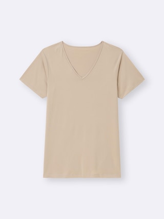 スタイルドライVネックT(半袖) 【メンズ】 【インナー・下着】【GU公式/ジーユー】 【BEIGE】 スタイルドライVネックT(半袖) 【メンズ】 【インナー・下着】【GU公式/ジーユー】 【BEIGE】