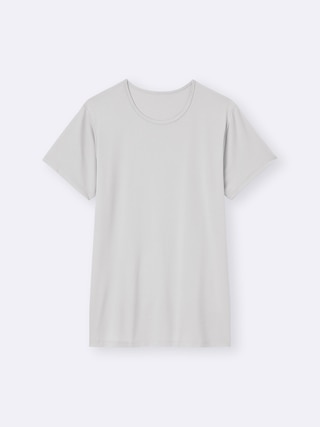 スタイルドライメッシュクルーネックT(半袖) 【メンズ】 【インナー・下着】【GU公式/ジーユー】 【LIGHT GRAY】 スタイルドライメッシュクルーネックT(半袖) 【メンズ】 【インナー・下着】【GU公式/ジーユー】 【LIGHT GRAY】