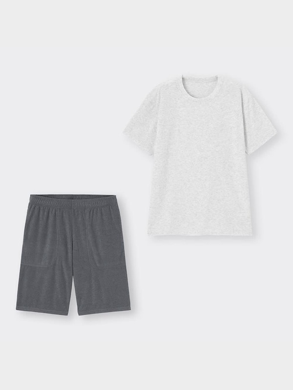 スタイルドライパイルラウンジセット(半袖&ショートパンツ)