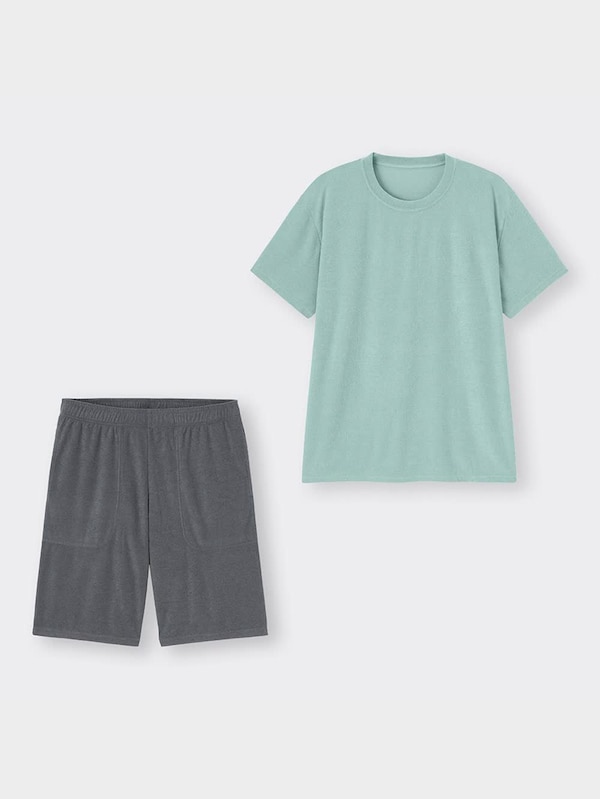 スタイルドライパイルラウンジセット(半袖&ショートパンツ)