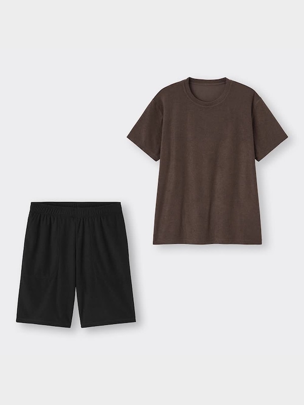 スタイルドライパイルラウンジセット(半袖&ショートパンツ)