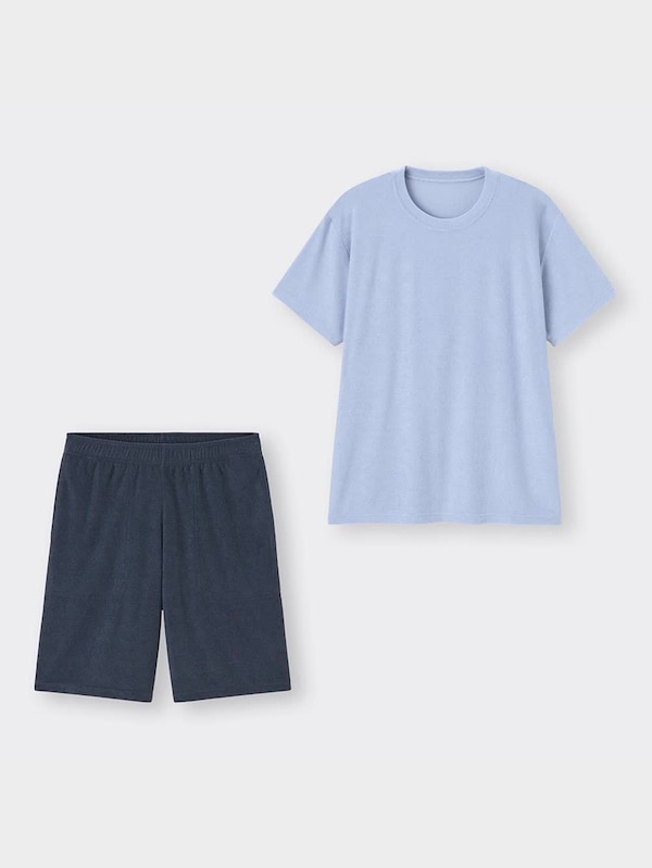 スタイルドライパイルラウンジセット(半袖&ショートパンツ)