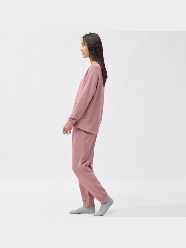 ストレッチソフトラウンジセット(長袖&ロングパンツ)