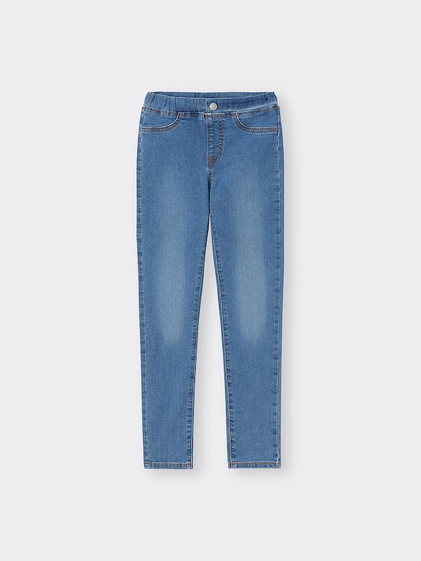 KIDS(男女兼用)のびのびデニムレギンスパンツ