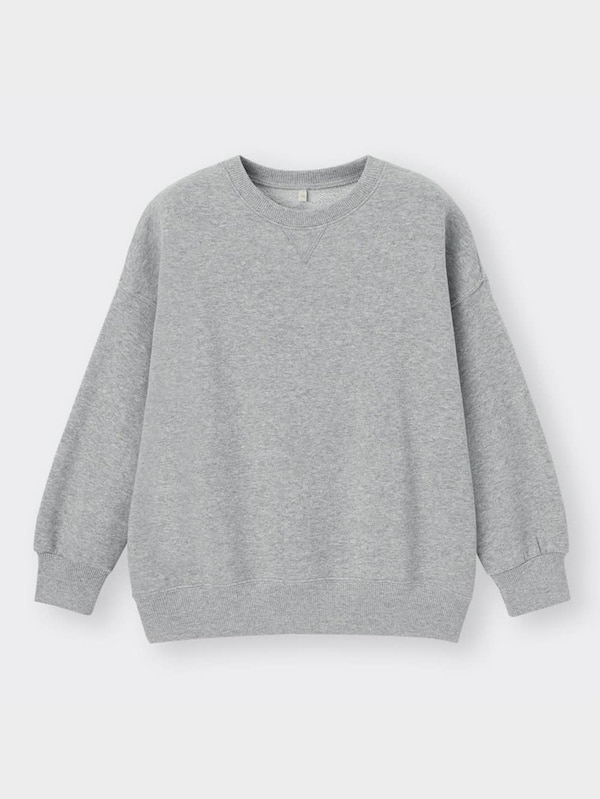 KIDS(男女兼用)オーバーサイズスウェットプルオーバー(長袖)