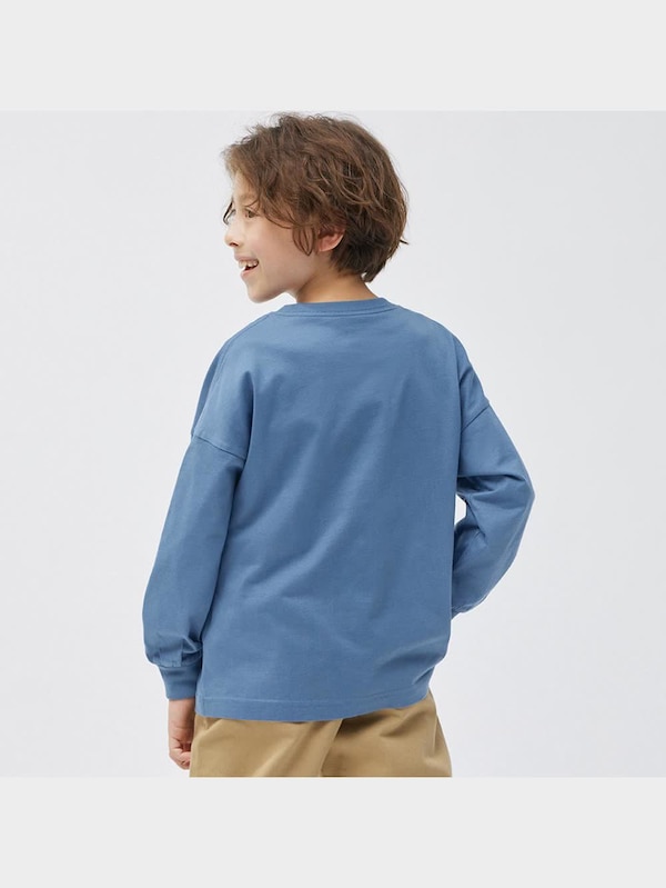 KIDS(男女兼用)コットンポケットT(長袖)