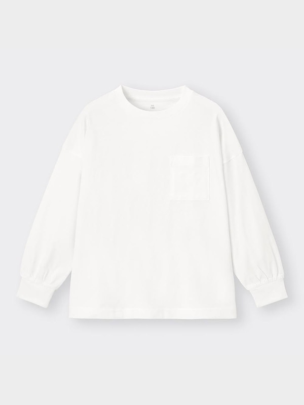KIDS(男女兼用)コットンポケットT(長袖)
