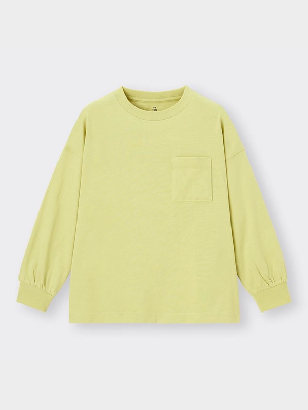 KIDS(男女兼用)コットンポケットT(長袖)