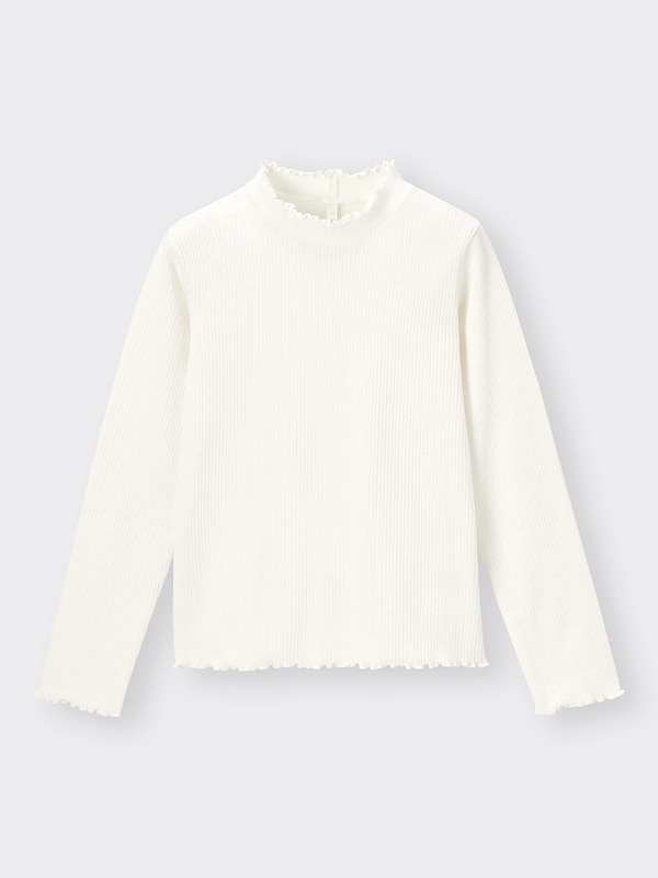 GIRLSフリルハイネックT(長袖)