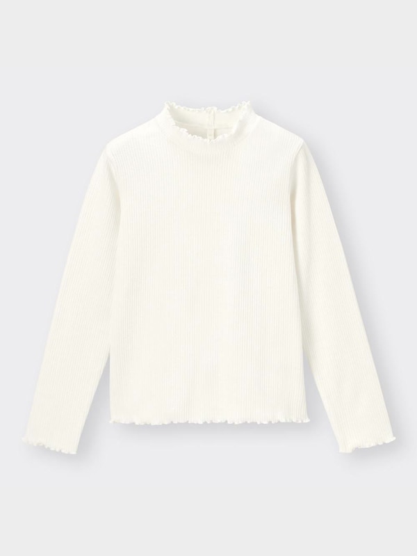 GIRLSフリルハイネックT(長袖)