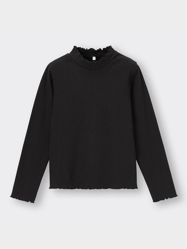 GIRLSフリルハイネックT(長袖)
