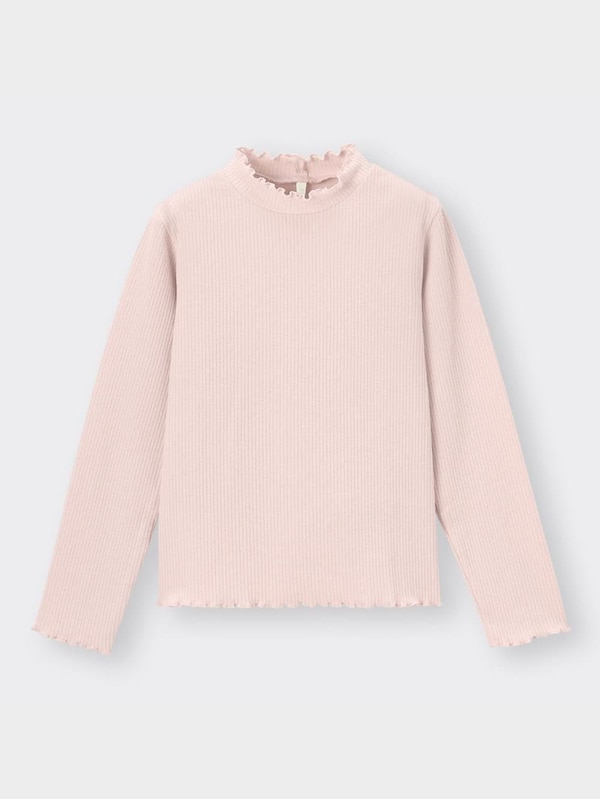 GIRLSフリルハイネックT(長袖)