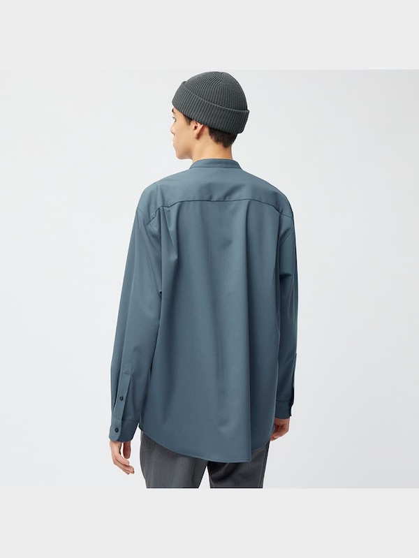 イージーケアバンドカラーシャツ(長袖)SW