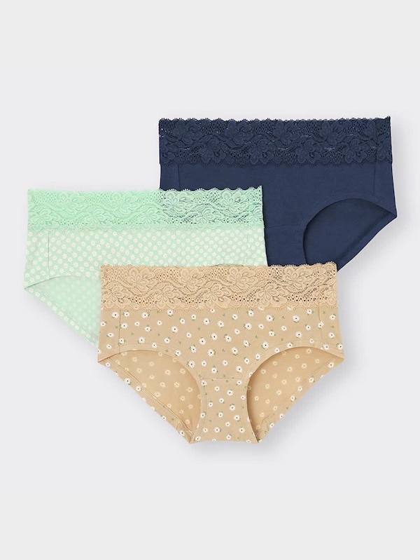 ローライズショーツ3P