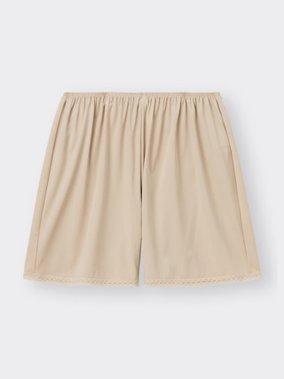 ペチパンツ(レース)(ショート丈) 【レディース】 【インナー・下着】【GU公式/ジーユー】 【BEIGE】 ペチパンツ(レース)(ショート丈) 【レディース】 【インナー・下着】【GU公式/ジーユー】 【BEIGE】