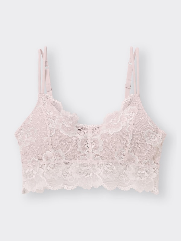 ナチュラルサポートブラ(ノンワイヤー)(レース)(セットアップ可能)(2024年モデル)